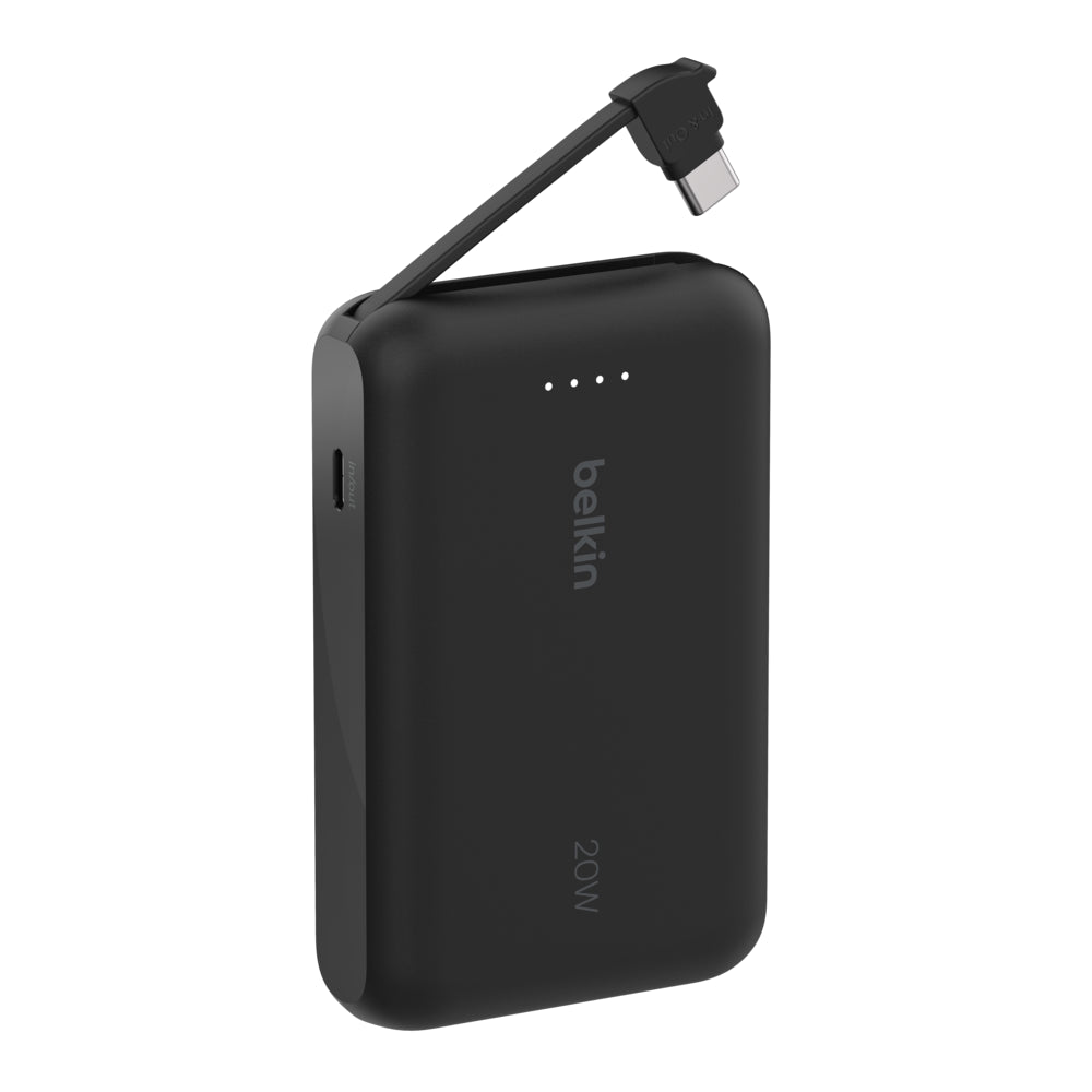 Belkin Powerbank 10.000mAh mit integriertem USB-C-Kabel